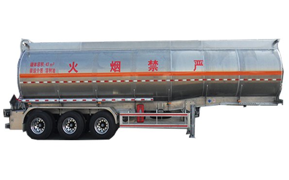 LHY9400GRY铝合金易燃液体罐式运输半挂车(图1)